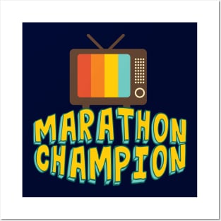 TV Marathon Champion Posters and Art